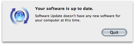 Your software is up to date.